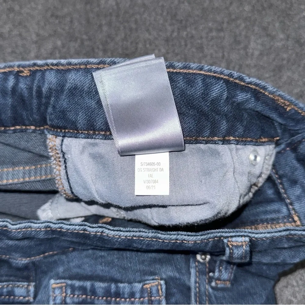 NWT Old Navy High Waisted O.G. Straight Jeans Women’s 10 Dark Wash Fae